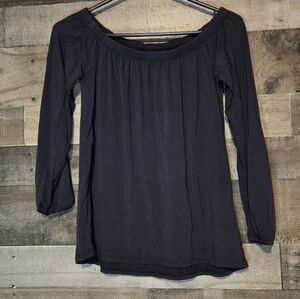 Hollister Black Off-Shoulder Top